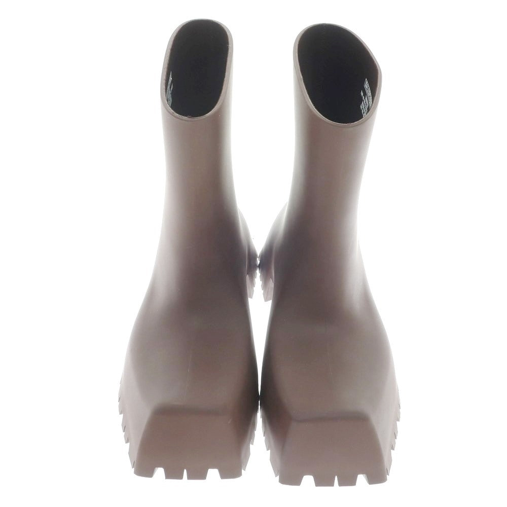 【中古】【未使用】バレンシアガ BALENCIAGA TROOPER RUBBER BOOT ブーツ カフェブラウン【 40 】【 状態ランクS 】【 メンズ 】