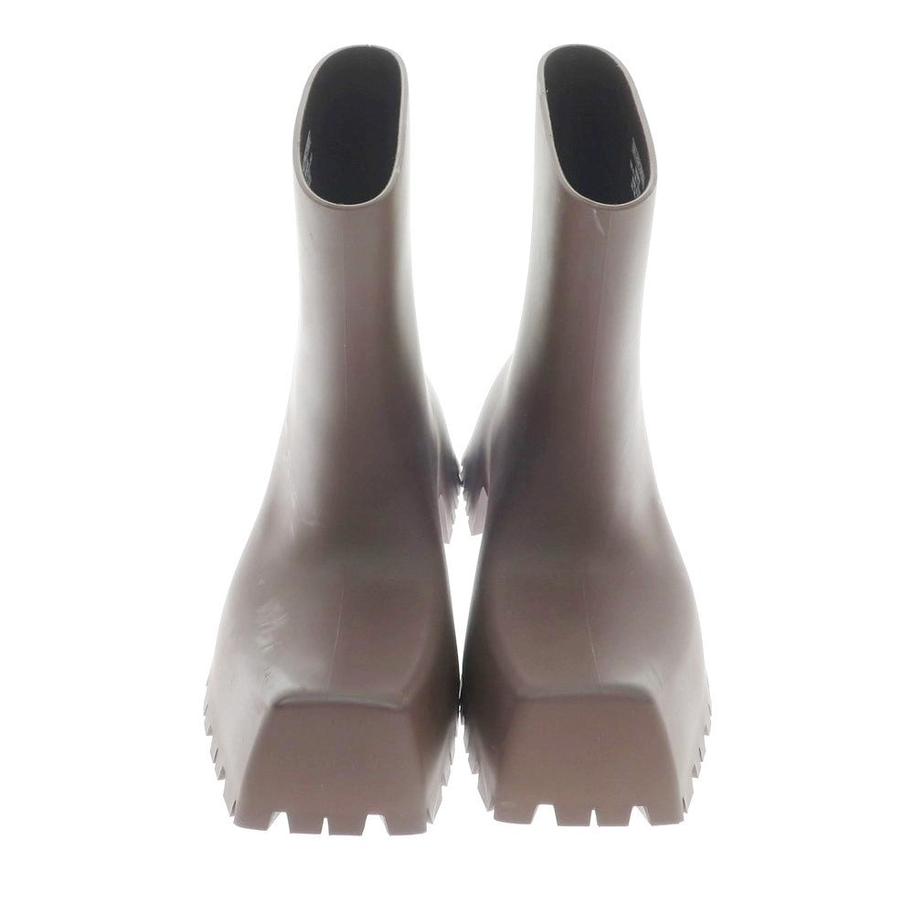 【中古】【未使用】バレンシアガ BALENCIAGA TROOPER RUBBER BOOT ブーツ カフェブラウン【 41 】【 状態ランクS 】【 メンズ 】