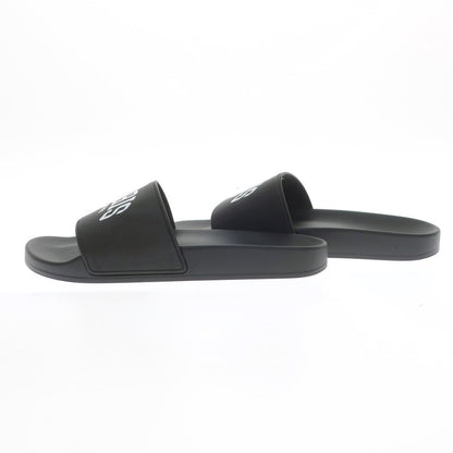 【中古】【未使用】バレンシアガ BALENCIAGA POOL SLIDE CITIES ラバー スライドサンダル ブラック【 40 】【 状態ランクS 】【 メンズ 】