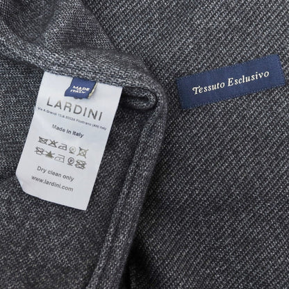 【中古】ラルディーニ LARDINI ウールポリエステルナイロン ミリタリージャケット チャコール系【 M 】【 状態ランクB 】【 メンズ 】