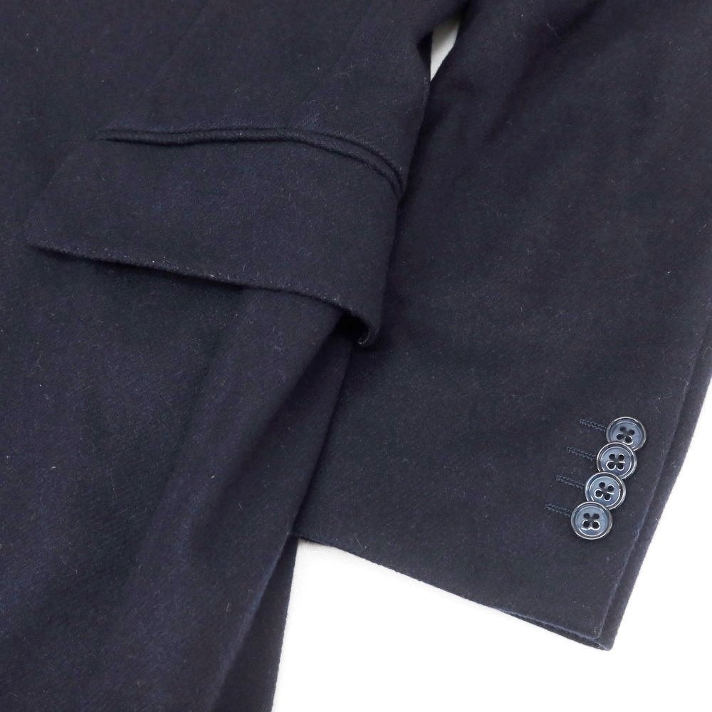 [Used] Lot L8 Wool Polyester Chesterfield Coat Navy [44] [Condition Rank B] [Men&