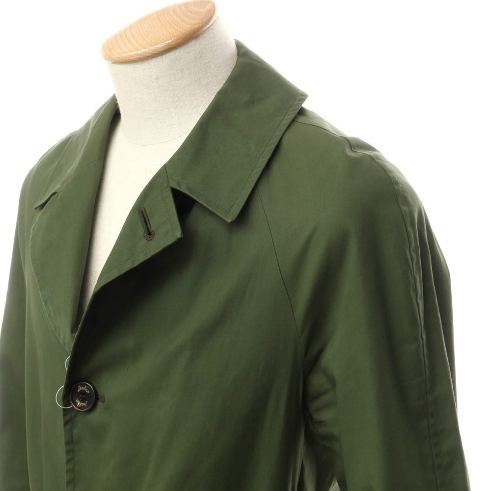 [Used] Sealup BEAMS F Custom Cotton Balmac Coat Olive [No description (S size)][Condition Rank C][Men&