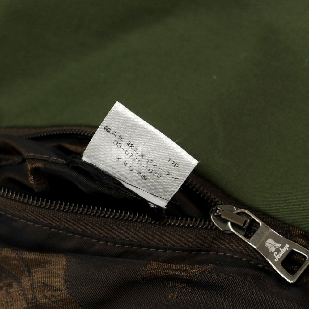 [Used] Sealup BEAMS F Custom Cotton Balmac Coat Olive [No description (S size)][Condition Rank C][Men&