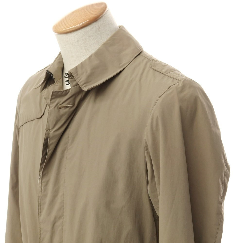 [Used] Herno Nylon Balmacaan Coat Beige [42] [Condition Rank D] [Men&