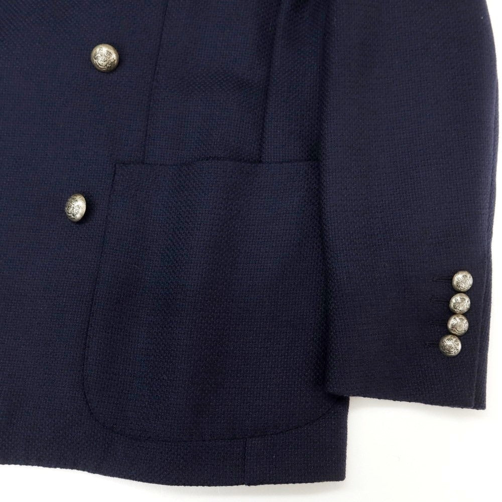 [Used] TAGLIATORE Wool double-breasted tailored jacket, navy [42] [Condition rank B] ​​[Men&