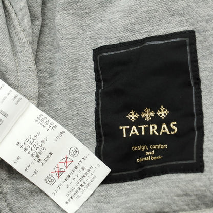 【中古】タトラス TATRAS コットンナイロン ダブルジップ パーカー グレー【サイズ2】【GRY】【S/S/A/W】【状態ランクC】【メンズ】【759078】