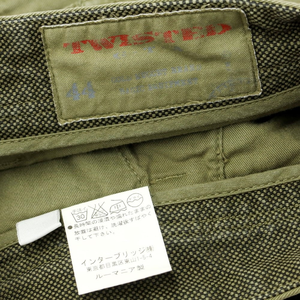 [Used] GTA TWISTED Cotton Cargo Pants Olive [Size 44] [GRN] [S/S] [Condition Rank C] [Men&