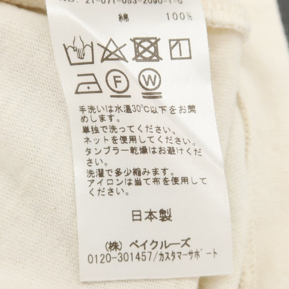 [Used] LE Crew Neck Short Sleeve T-Shirt Natural [STD 2] [Condition Rank B] [Men&