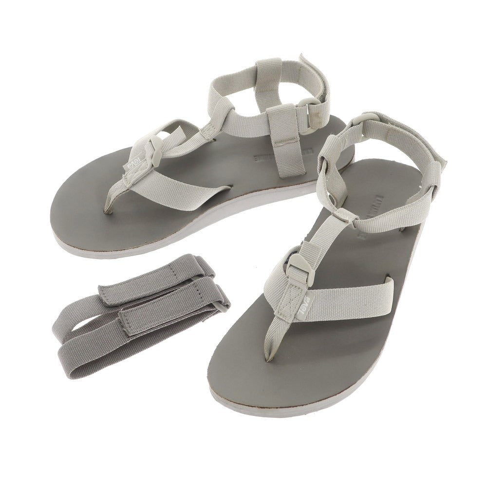 [Used] Captain Sunshine KAPTAIN SUNSHINE x Teva Leather Nylon Strap Sandals Grey [US 7] [Condition Rank C] [Men&