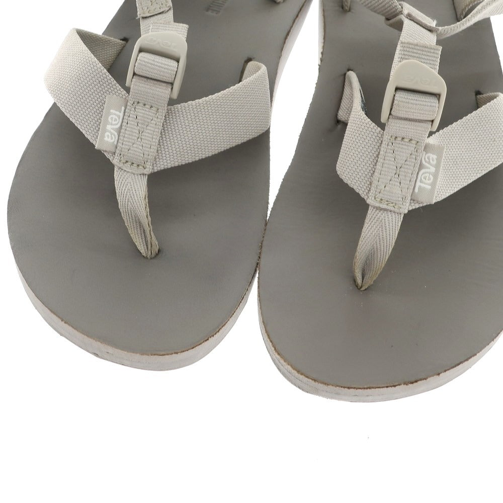 [Used] Captain Sunshine KAPTAIN SUNSHINE x Teva Leather Nylon Strap Sandals Grey [US 7] [Condition Rank C] [Men&