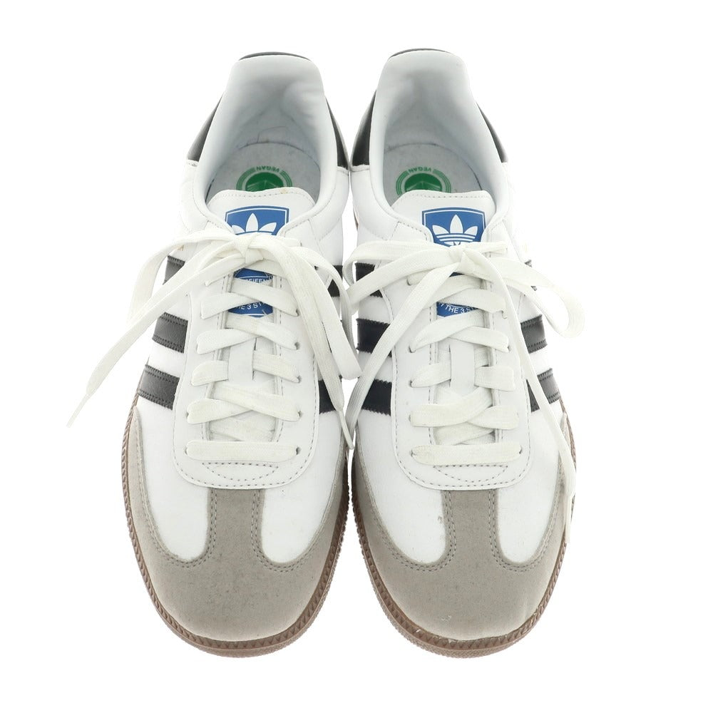 [Used] adidas SAMBA VEGAN Samba Leather Sneakers White x Black [26.5cm] [Condition Rank A] [Men&