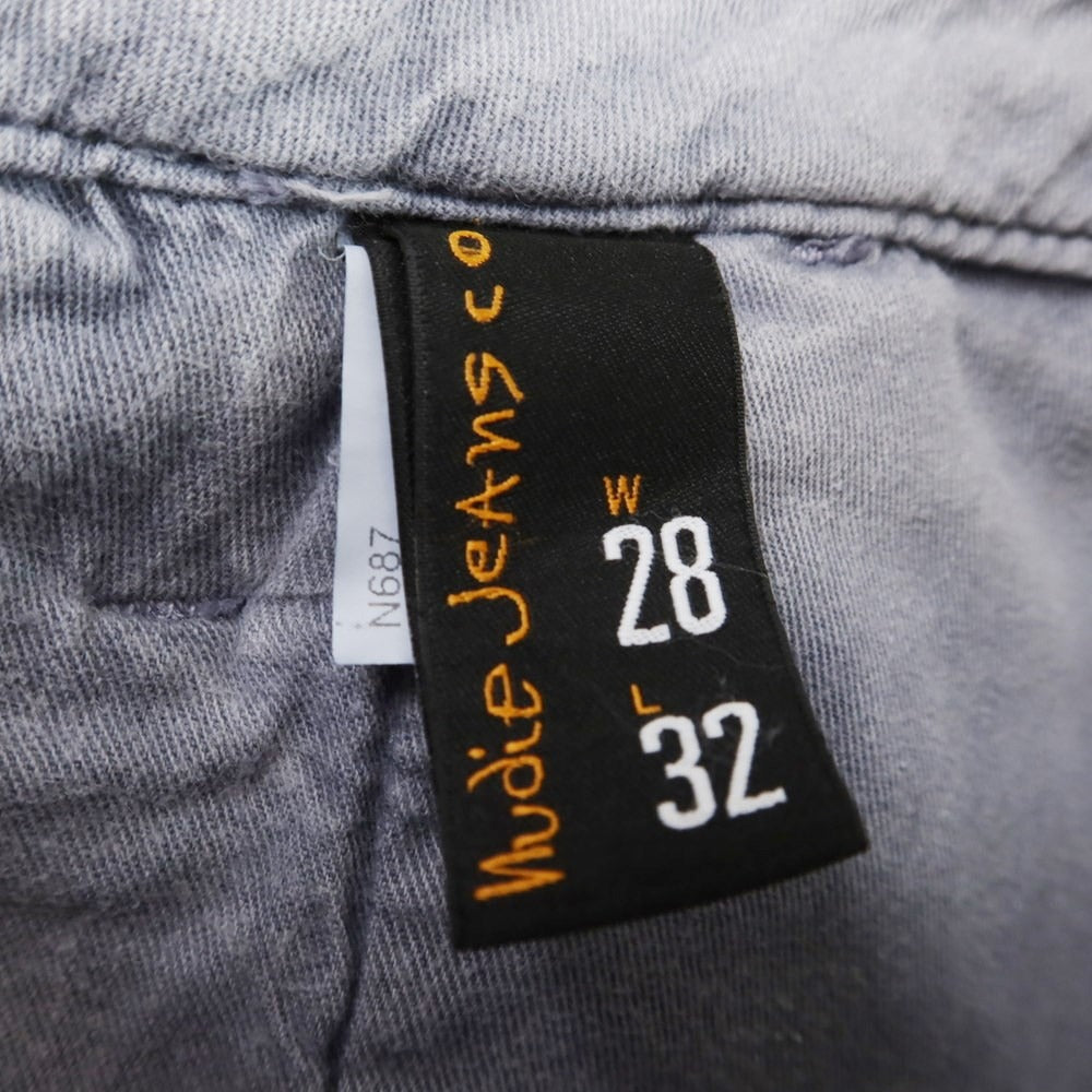 [Used] Nudie Jeans Cotton 5-pocket pants Lavender gray [Size 28] [GRY] [S/S] [Condition rank C] [Men&