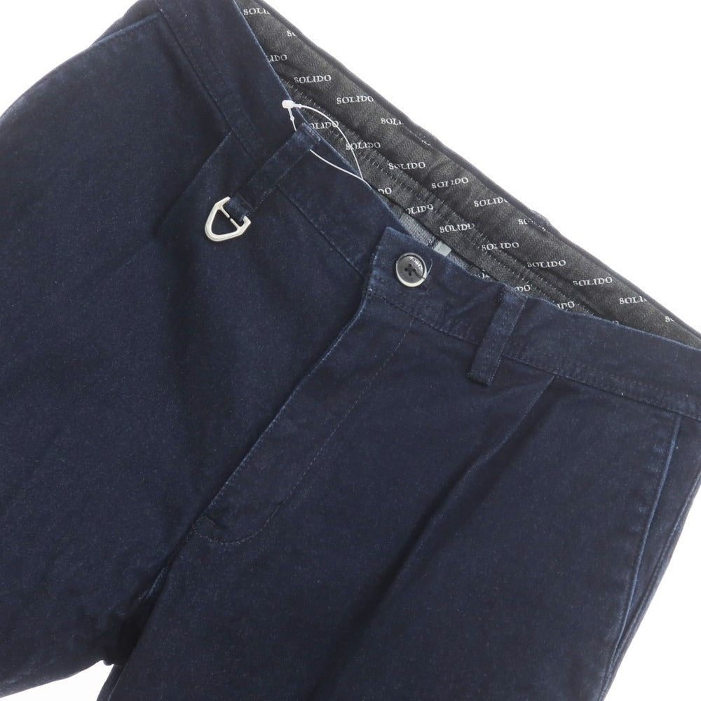 [Used] Solido Denim Casual Slacks Pants Navy [Size 2] [NVY] [S/S] [Condition Rank B] ​​[Men&