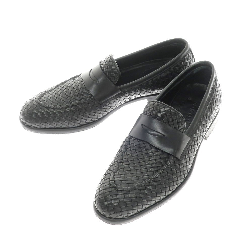 [Used] DI MELLA Leather Coin Loafers Black [39] [Condition Rank B] ​​[Men&