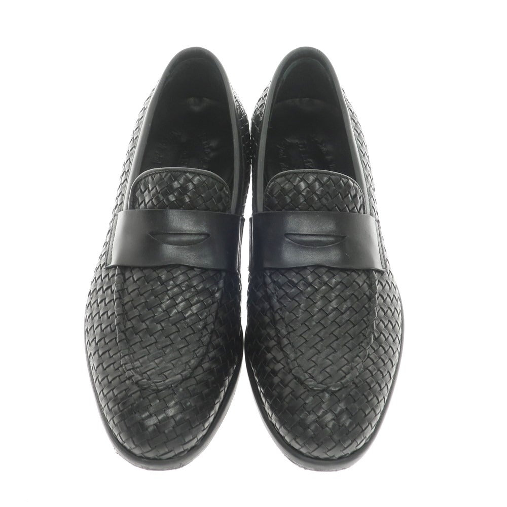 [Used] DI MELLA Leather Coin Loafers Black [39] [Condition Rank B] ​​[Men&