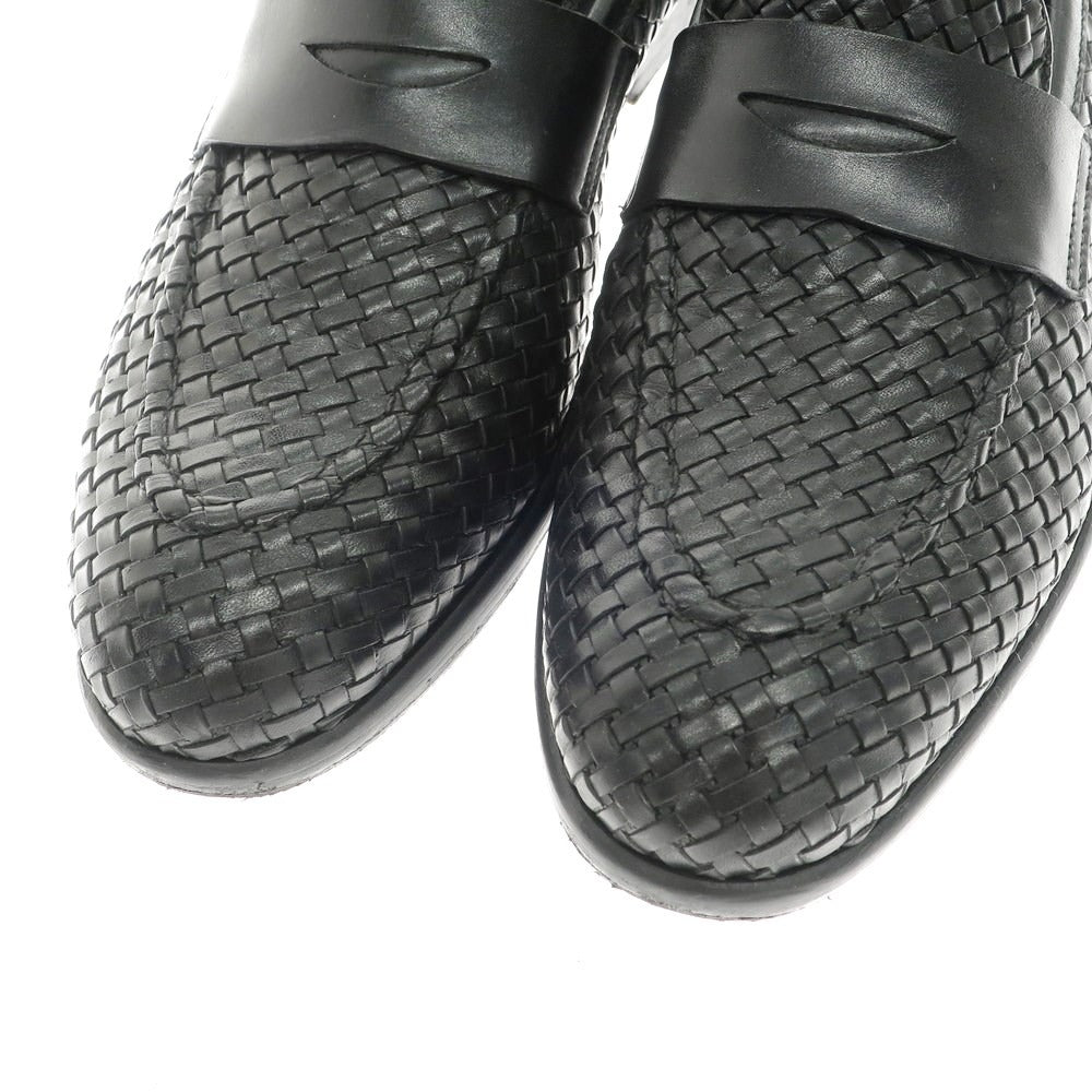 [Used] DI MELLA Leather Coin Loafers Black [39] [Condition Rank B] ​​[Men&