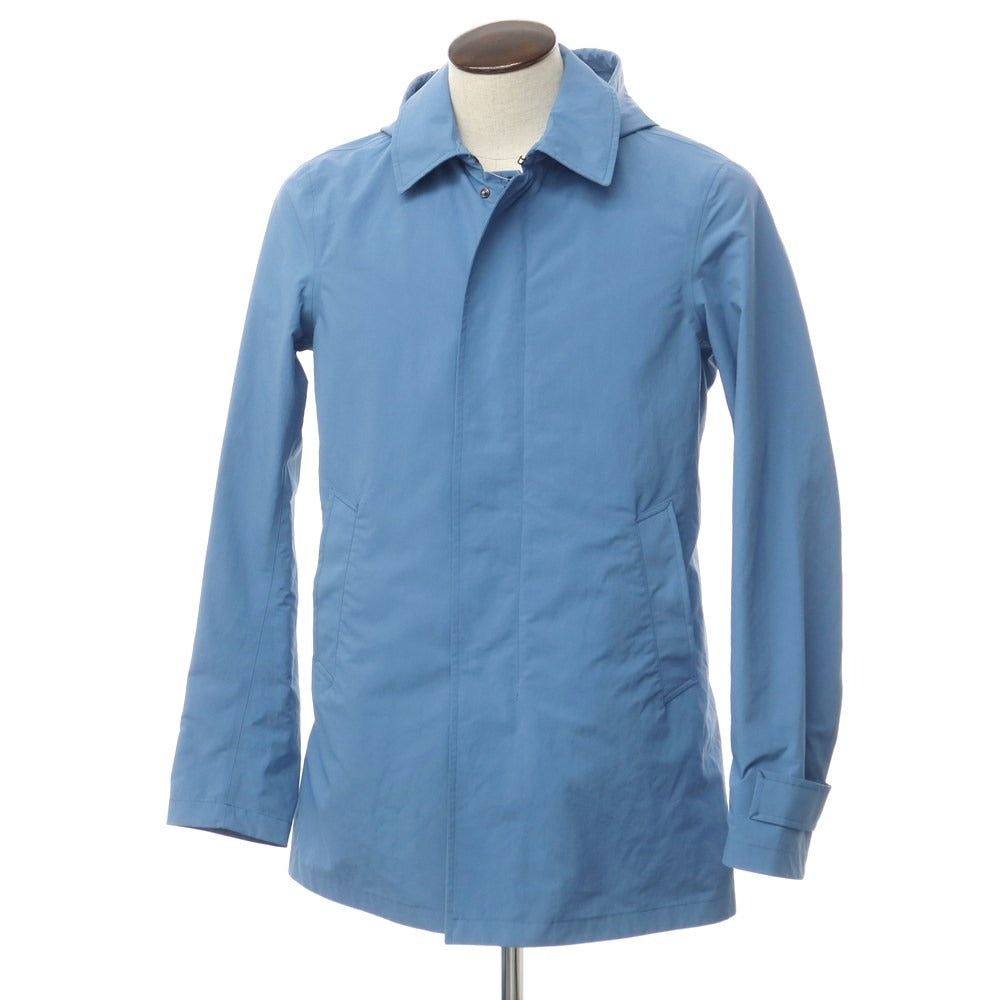 [Used] Herno polyester hooded trench coat, light blue [48] [Condition rank B] [Men&