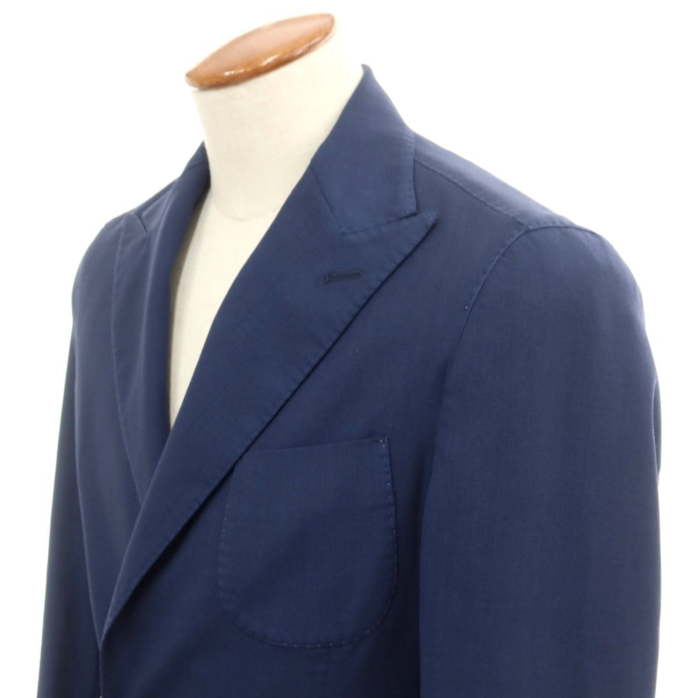 [Used] MARCEL LASSANCE Wool double-breasted tailored jacket, navy [46] [Condition: C] [Men&