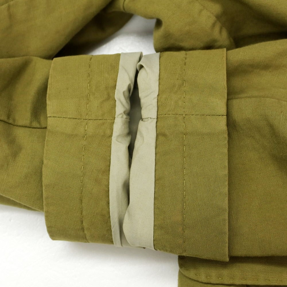 [Used] MAN1924 Linen Cotton Casual Jacket Olive [46] [Condition Rank B] ​​[Men&