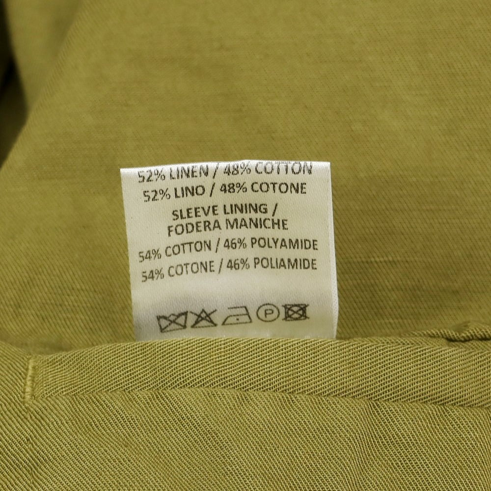 [Used] MAN1924 Linen Cotton Casual Jacket Olive [46] [Condition Rank B] ​​[Men&