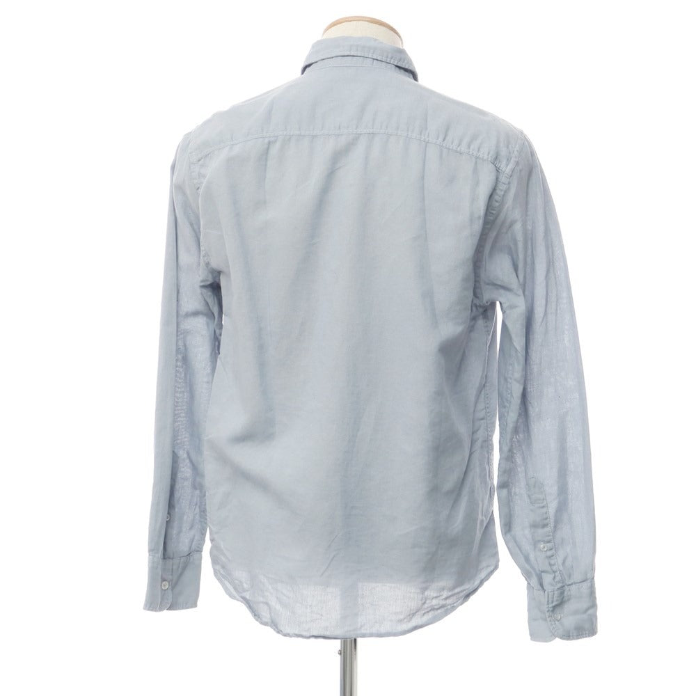 [Used] SAVE KHAKI UNITED Cotton Linen Casual Shirt Grayish Blue [S] [Condition Rank C] [Men&