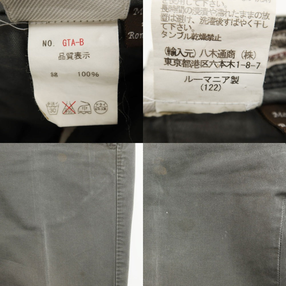 [Used] GTA TWISTED Cotton Twill Casual Slacks Pants, Grey [Size 46] [GRY] [S/S] [Condition Rank C] [Men&