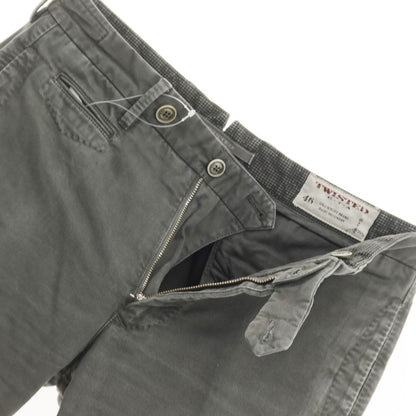 [Used] GTA TWISTED Cotton Twill Casual Slacks Pants, Grey [Size 46] [GRY] [S/S] [Condition Rank C] [Men&