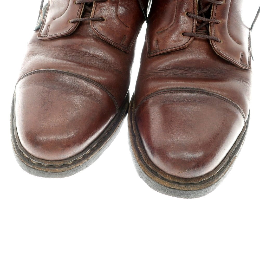 【中古】パラブーツ Paraboot レザー ストレートチップ レースアップ ブーツ レッドブラウン【 8 1/2 】【 状態ランクD 】【 メンズ 】