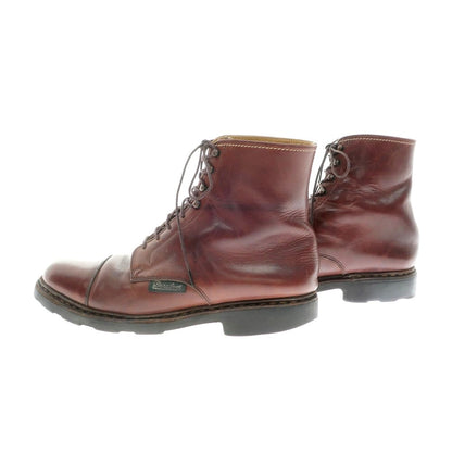 【中古】パラブーツ Paraboot レザー ストレートチップ レースアップ ブーツ レッドブラウン【 8 1/2 】【 状態ランクD 】【 メンズ 】