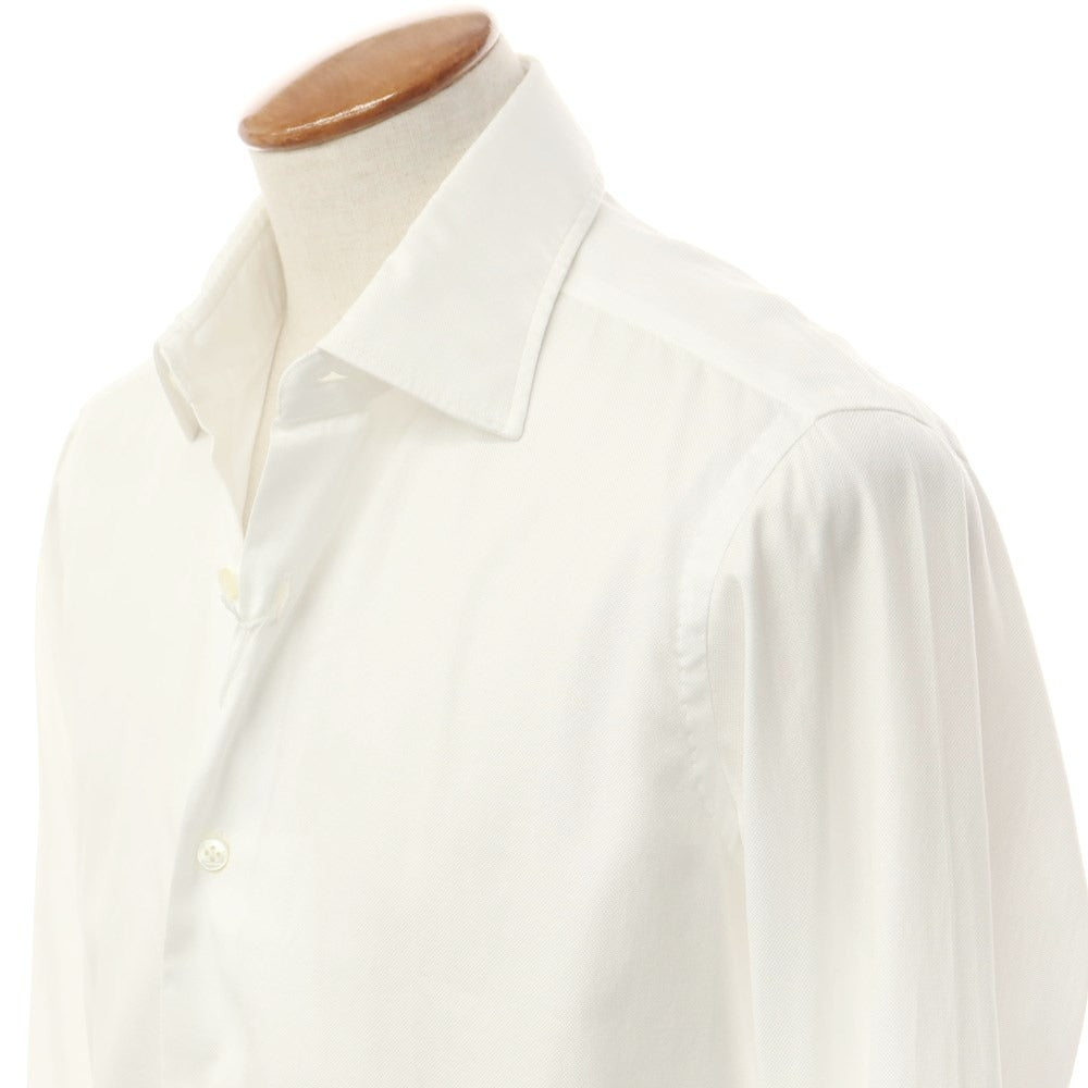 [Used] BARBA Cotton Regular Collar Dress Shirt White [40] [Condition Rank B] ​​[Men&