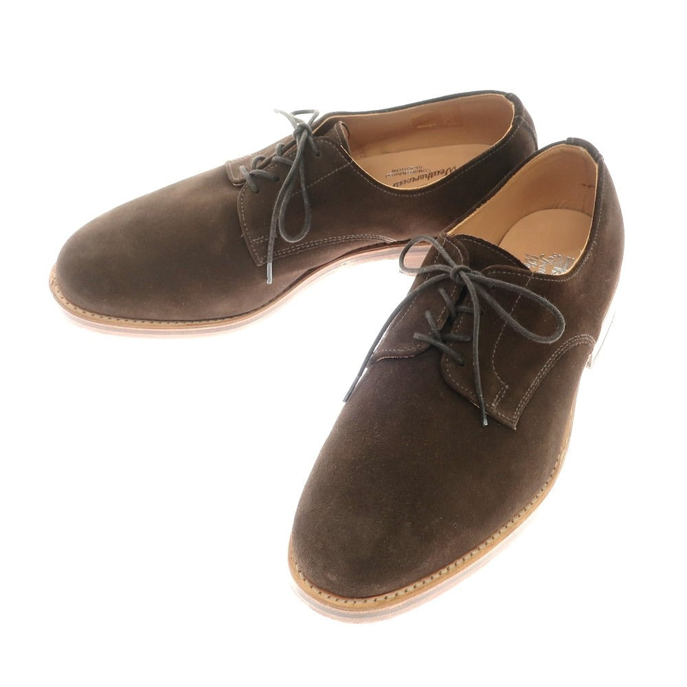 [Used] Traditional Weatherwear suede leather plain toe dress shoes, brown [8 1/2] [Condition Rank B] ​​[Men&