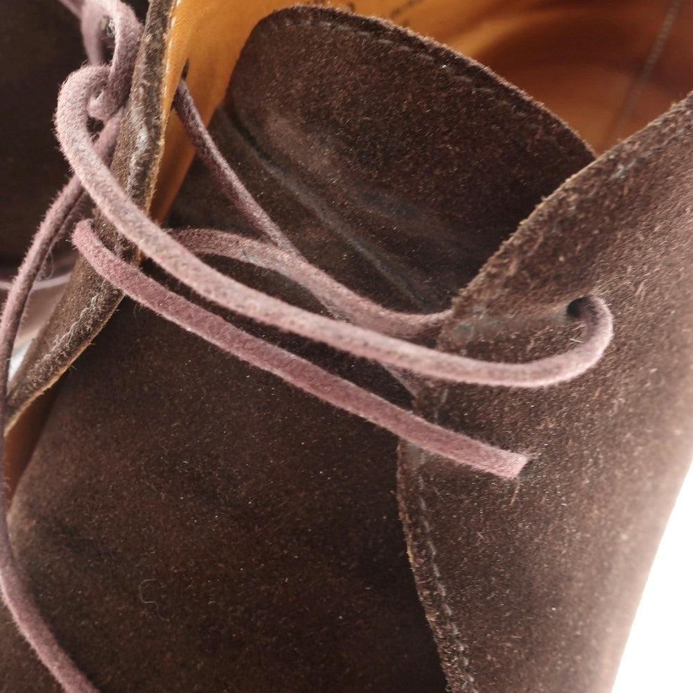 [Used] Crockett &amp;amp; Jones Chertsey Suede Chukka Boots Brown [9E] [Condition Rank B] ​​[Men&