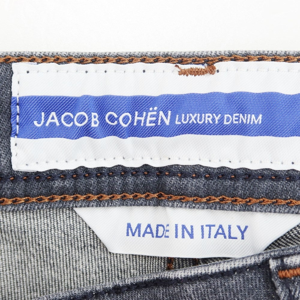 【中古】ヤコブコーエン JACOB COHEN ストレッチ ジーンズ デニムパンツ ダークグレー【サイズ34】【GRY】【S/S/A/W】【状態ランクB】【メンズ】【759386】