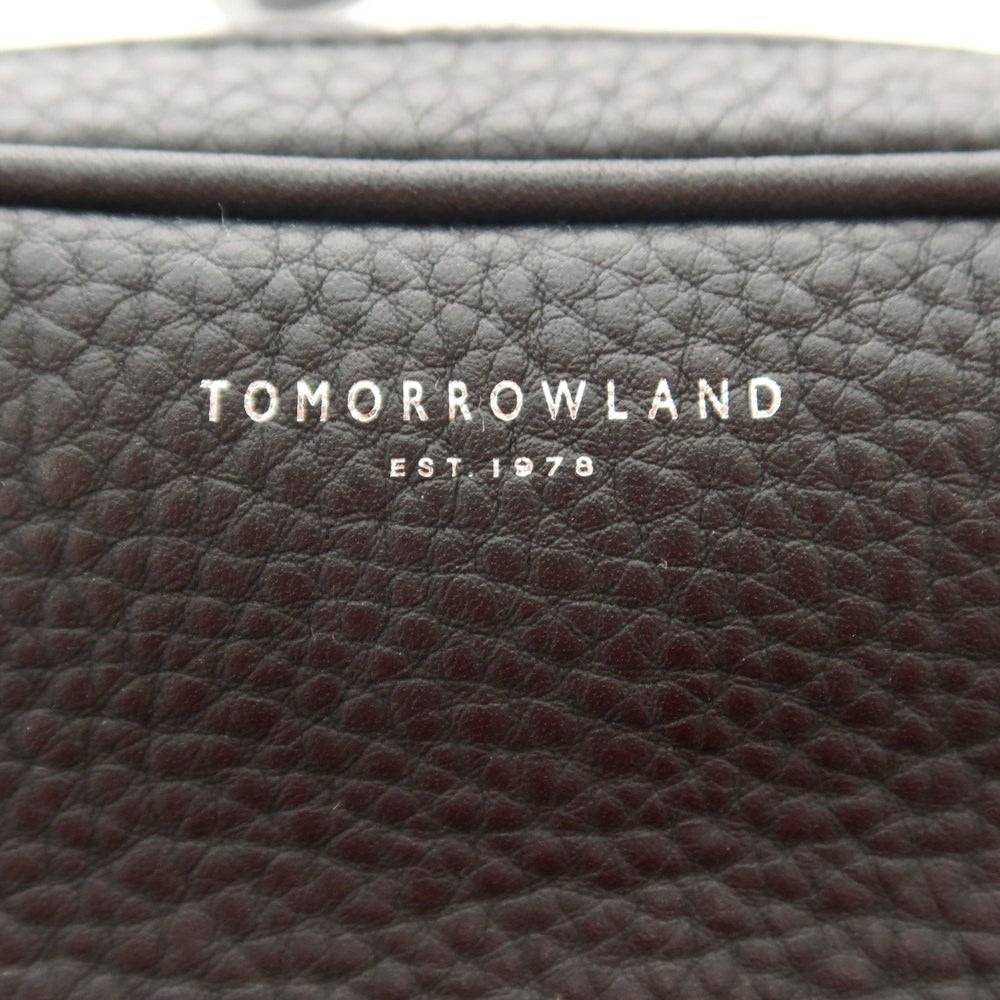 【中古】トゥモローランド TOMORROWLAND レザー ミニ ショルダーバッグ ブラック【 状態ランクA 】【 メンズ 】