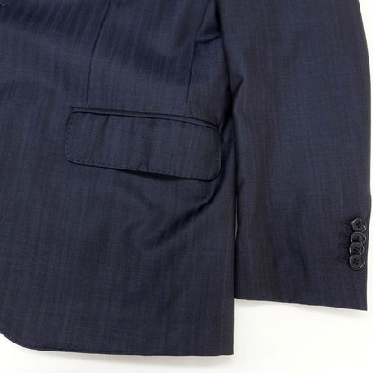 [Used] LARDINI wool tailored jacket, navy [46] [Condition rank B] ​​[Men&