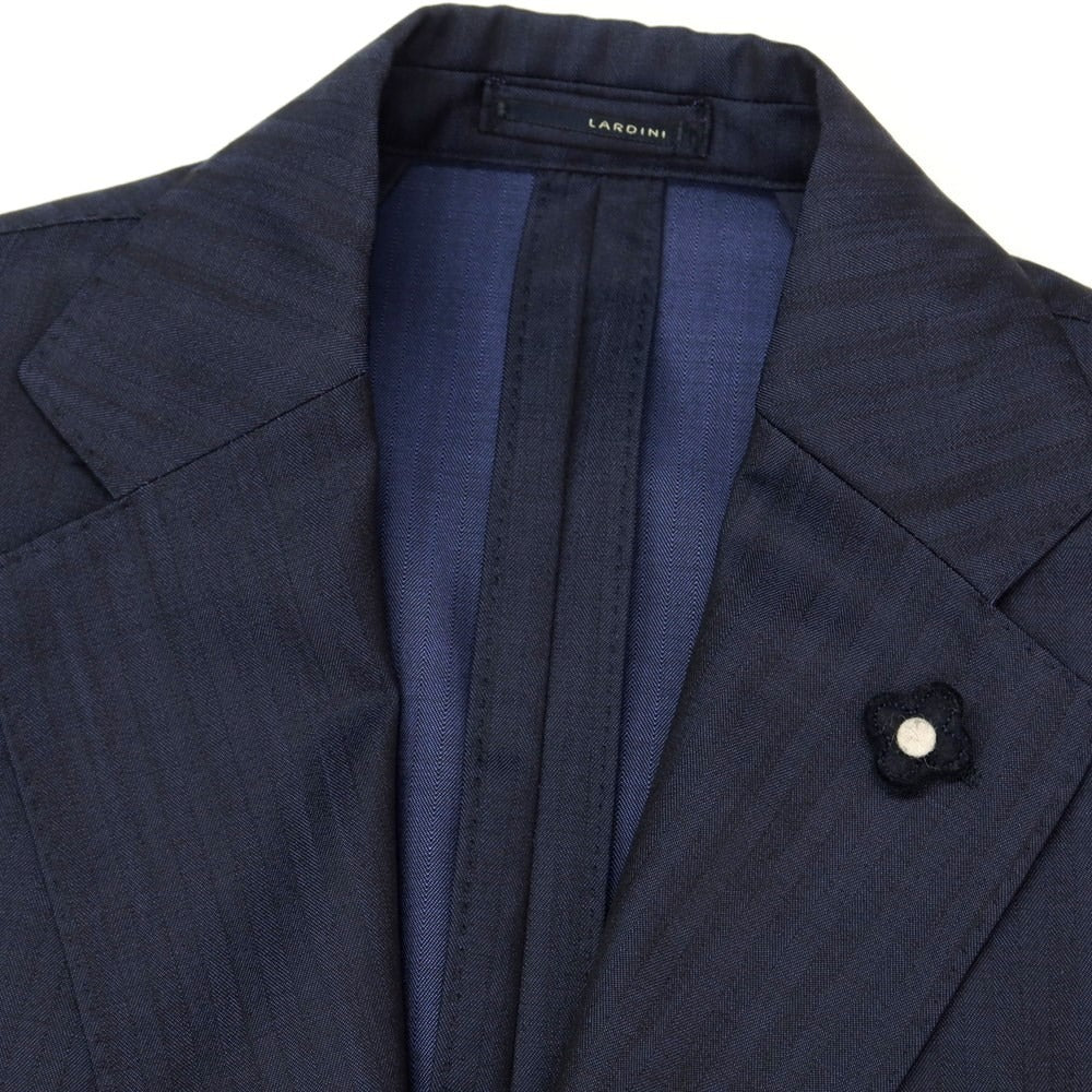 [Used] LARDINI wool tailored jacket, navy [46] [Condition rank B] ​​[Men&