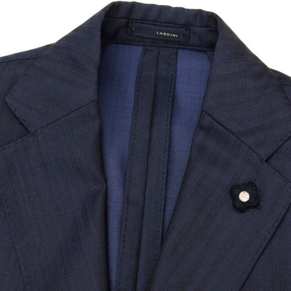 [Used] LARDINI wool tailored jacket, navy [46] [Condition rank B] ​​[Men&
