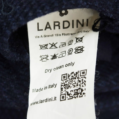 【中古】ラルディーニ LARDINI ウール グレンチェック 3つボタン テーラードジャケット ネイビー【サイズ46 7REG】【NVY】【A/W】【状態ランクA】【メンズ】【758993】