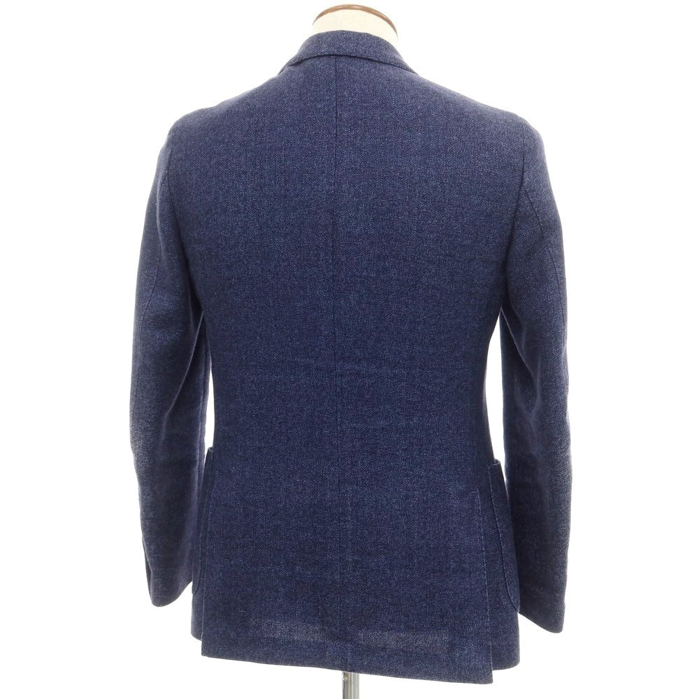 [Used] LARDINI wool linen tailored jacket, mixed navy [46] [Condition: C] [Men&