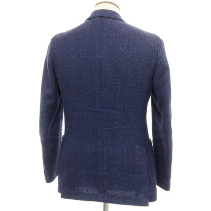 [Used] LARDINI wool linen tailored jacket, mixed navy [46] [Condition: C] [Men&