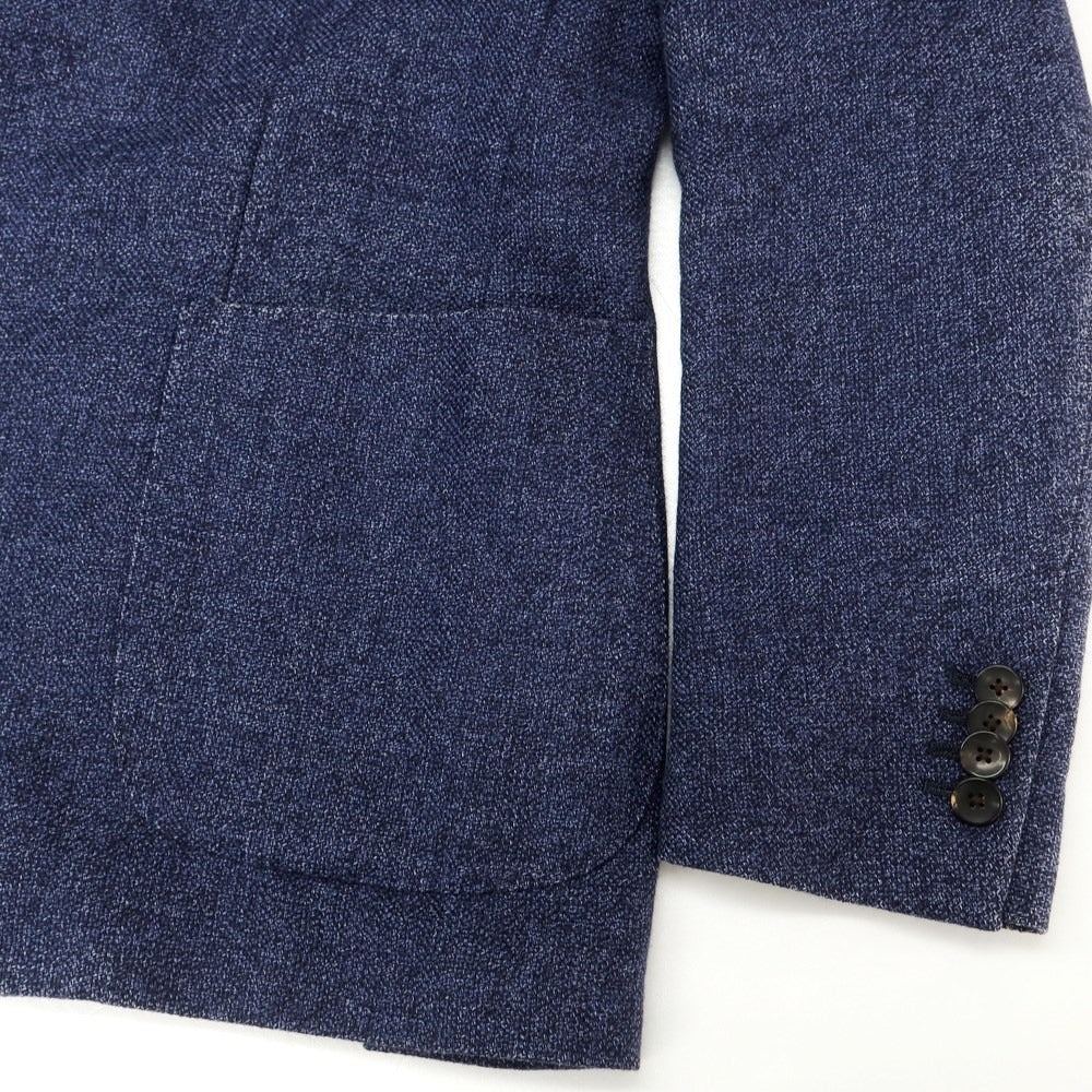 [Used] LARDINI wool linen tailored jacket, mixed navy [46] [Condition: C] [Men&