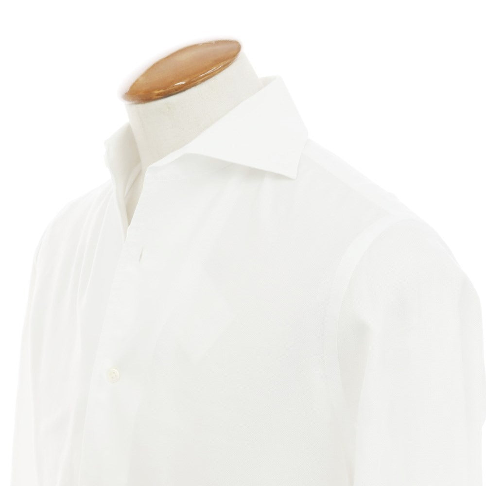 [Used] CAMICIANISTA Oxford Cotton Dress Shirt White [39] [Condition Rank B] ​​[Men&