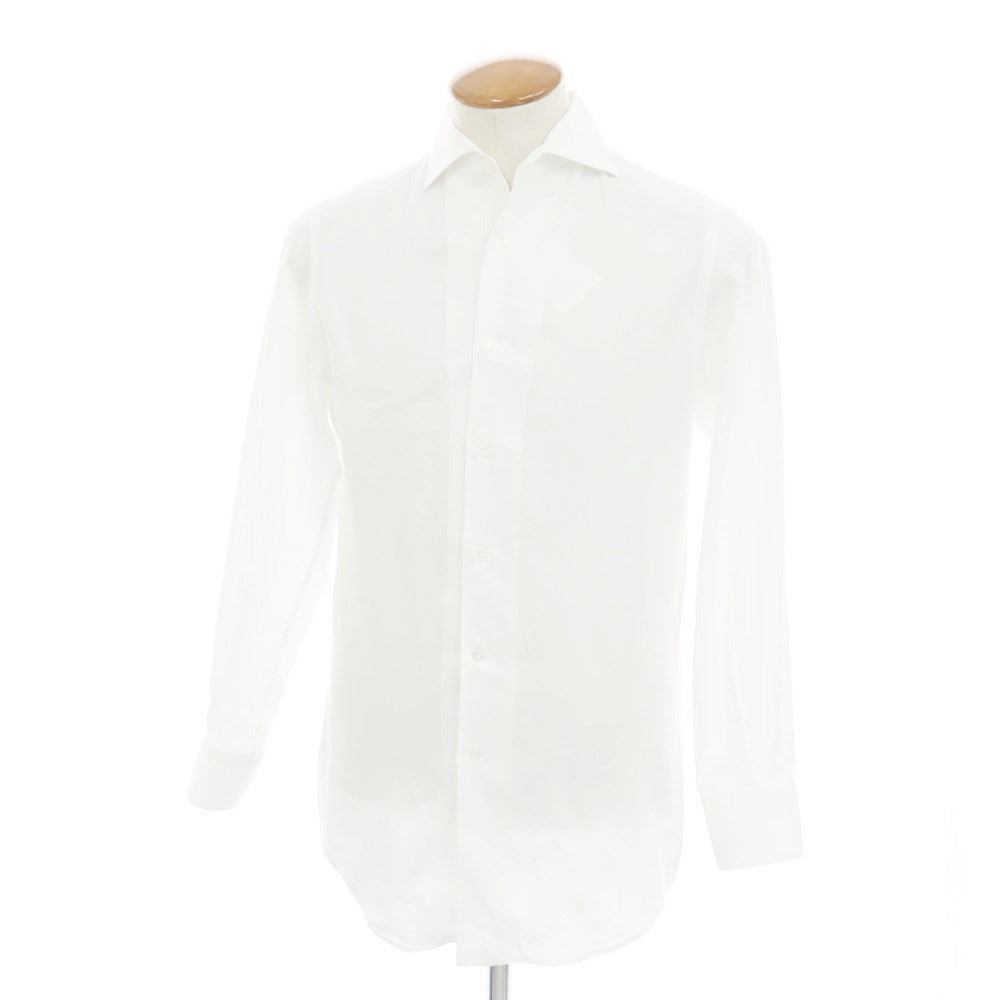 [Used] CAMICIANISTA Oxford Cotton Dress Shirt White [39] [Condition Rank B] ​​[Men&