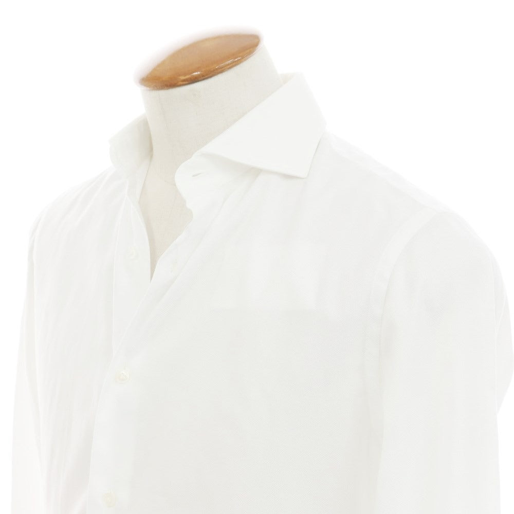 [Used] CAMICIANISTA Oxford Cotton Dress Shirt White [39] [Condition Rank B] ​​[Men&