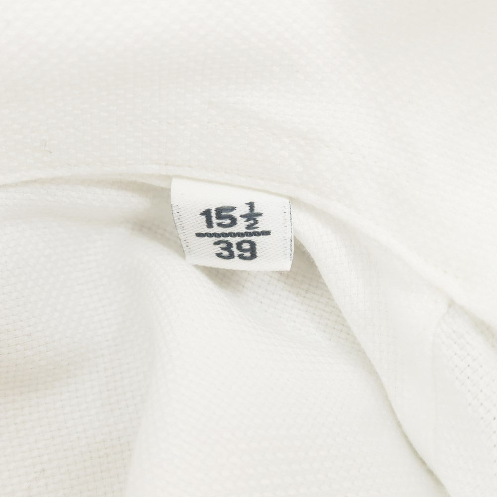 [Used] CAMICIANISTA Oxford Cotton Dress Shirt White [39] [Condition Rank B] ​​[Men&