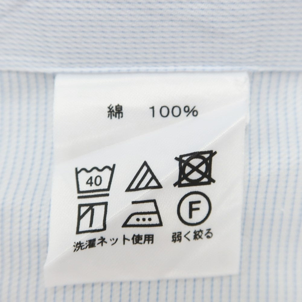 [Used] HITOYOSHI horizontal collar dress shirt, blue x white [39/84] [Condition rank B] ​​[Men&