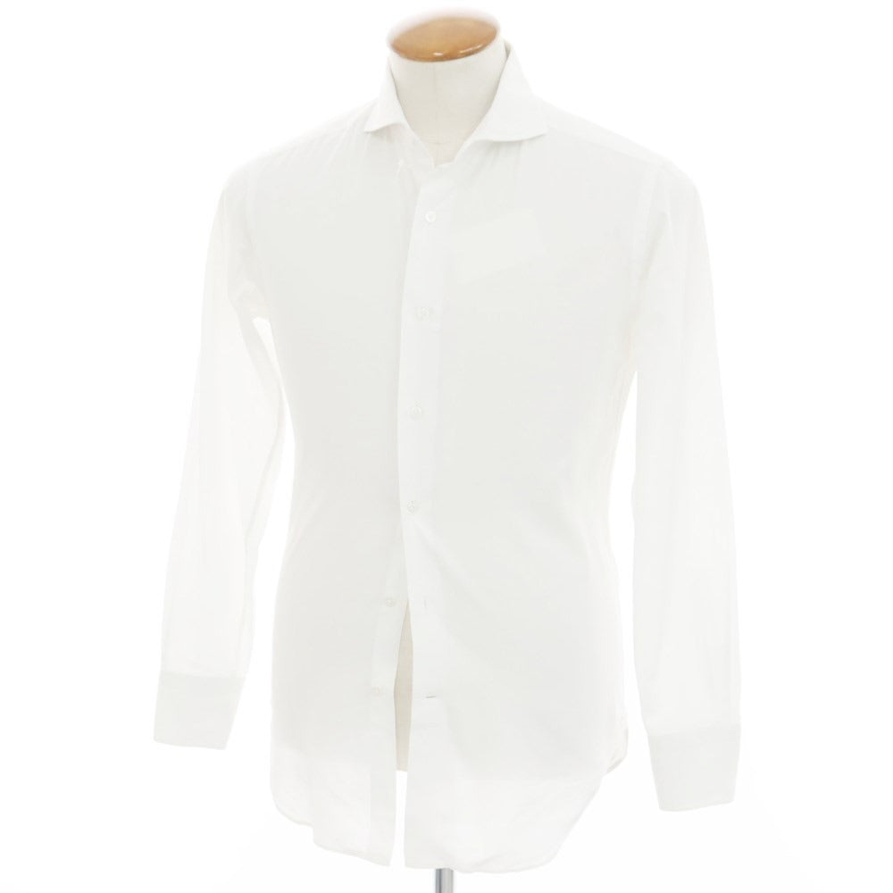 [Used] HITOYOSHI horizontal collar dress shirt, white [39/84] [Condition rank C] [Men&