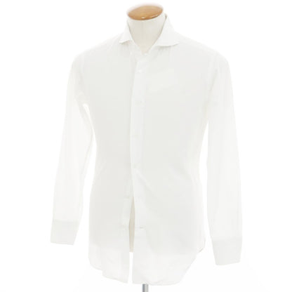 [Used] HITOYOSHI horizontal collar dress shirt, white [39/84] [Condition rank C] [Men&