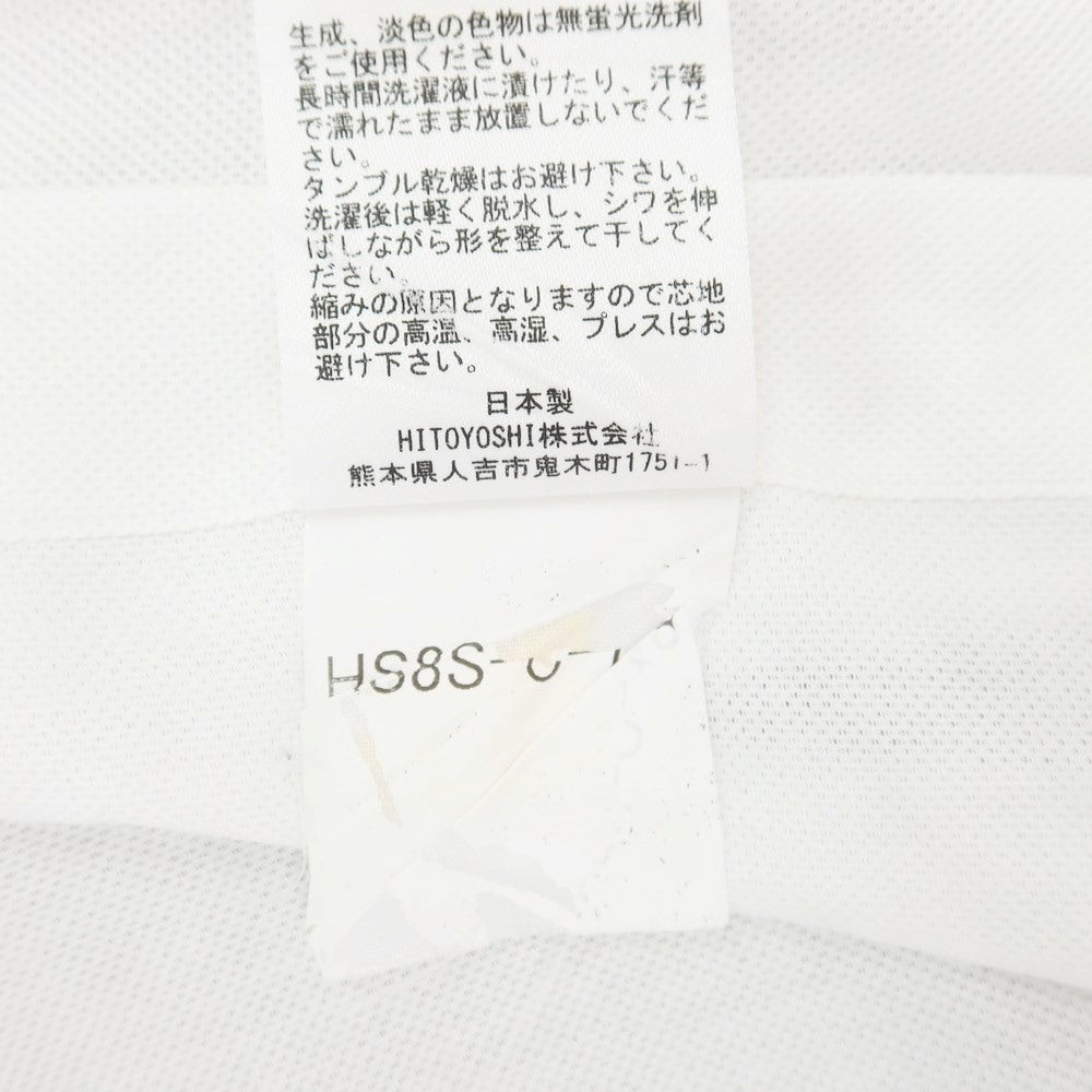 [Used] HITOYOSHI horizontal collar dress shirt, white [39/84] [Condition rank C] [Men&