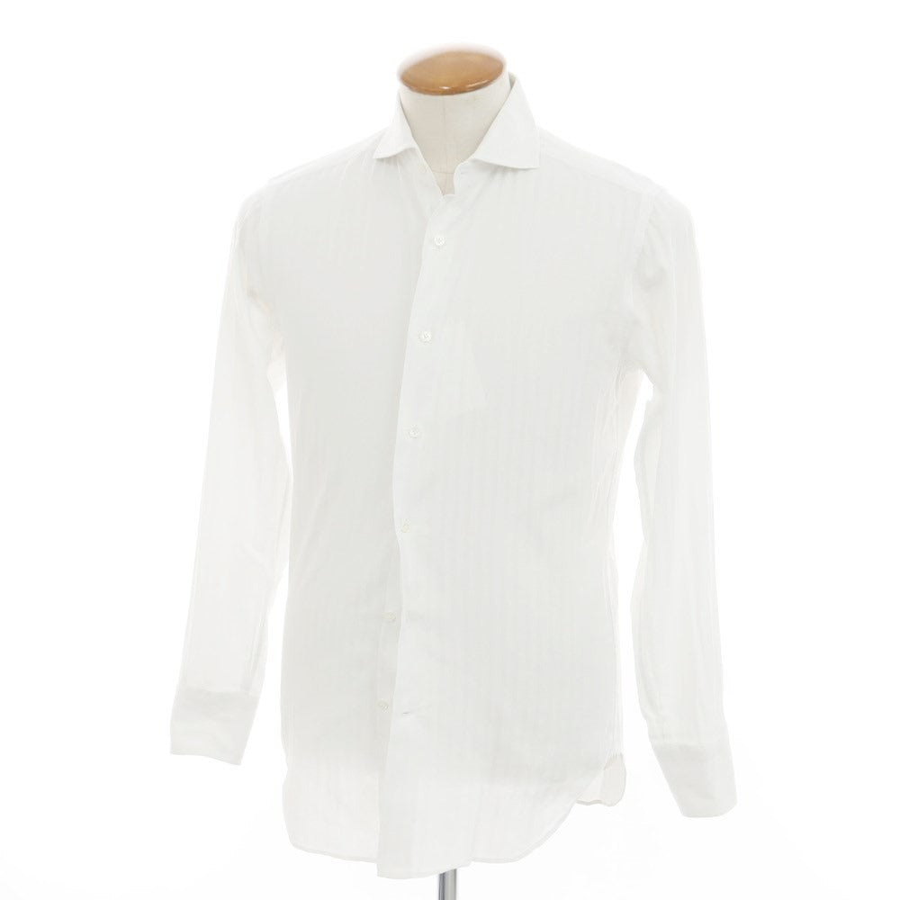 [Used] HITOYOSHI horizontal collar dress shirt, white [39/84] [Condition rank C] [Men&